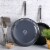 Martha Stewart Black Aluminum Frying Pan Perspective: back