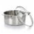 Martha Stewart Stainless Steel Dutch Oven Perspective: back