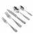 Martha Stewart Sutton Stainless Steel Flatware Set Perspective: back