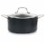 Martha Stewart 10 Piece Nonstick Hard Aluminum Cookware Set in Matte Black Perspective: back