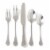 Gibson Home Manchester Classic Stainless Steel Flatware Silverware Set, 20 Piece Perspective: back