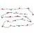 Christmas Multi Color Flower Lights Plastic String Light Ul4335m Perspective: back