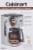 Cuisinart® Programmable Coffee Maker - Silver/Black Perspective: back