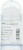 Crystal Unscented Mineral Deodorant Stick Perspective: back