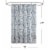 Madison Park Essentials Polyester Shower Curtain MPE70-872 Perspective: back