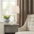 MARTHA STEWART Traditional Astoria Resin Table Lamp in White Finish MT153-0053 Perspective: back