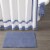 MADISON PARK SIGNATURE Glam Polyester Bath Rug with Navy Finish MPS72-479 Perspective: back