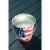 Tiki American Flag Citronella Candle Bucket Perspective: back