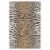 Liora Manne Carmel Indoor Outdoor Area Rug, Zebra Sand, 7 Ft 10 In x 9 Ft 10 In Perspective: back