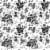 Magic Cover Self-Adhesive Shelf Liner - Toile Black Perspective: back