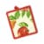 Stephan Roberts 7" x 8" 100% Cotton Pot Holder - Apples Perspective: back