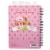 Inkology® Strawberry Shortcake 4 Tab Journel Perspective: back