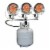 MR. HEATER 45,000 BTU Radiant Triple Tank Top Propane Heater F242915 Perspective: back