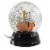 Halloween Snoopy Laying On Pumpkin Dome Plastic Woodstock LED Spider Web 134758 Perspective: back