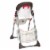 Baby Trend Sit-Right Durable Compact Freestanding Foldable High Chair, Paisley Perspective: back