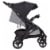 Baby Trend Tango Toddler Baby Foldable Stroller Travel System, Kona Black Perspective: back