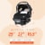 Baby Trend Ally Newborn Baby Infant Car Seat Travel System with Cover, Khaki Perspective: back