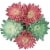 Mother's Day Metallic Disbuds Fresh Flower Bouquet Perspective: back