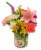 World Class Flowers Modern Boheme Vase Perspective: back