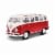 Maisto Special Edition Volkswagen Red Samba Bus 1:25 Diecast Model 31956 Perspective: back