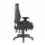 High Back Multi Function Ergonomic Chair in Black Fabric Perspective: back