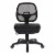 ProGrid Ergonomic Task Office Chair in Coal Black Perspective: back