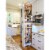 Rev-A-Shelf 448-TP58-14-1 6 Shelf Cabinet Pantry Drawer Organizer, Natural Maple Perspective: back