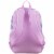 Fuel Crystal Clear Triple Decker Backpack - Peach/White Perspective: back