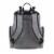 Bodhi Baby Wooster Street Diaper Backpack - Mid-grey Chambray Perspective: back