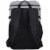 Fuel Barrier Top-Loading Backpack w/ Insulated Zip-Cooler Flap Pocket - Light Grey Chambray Perspective: back