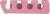 Diamond Cosmetics® Toe Separators Pedicure Tool Perspective: back