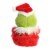 Aurora Mini Red Dr. Seuss Palm Pals 5 inch Santa Grinch Whimsical Stuffed Animal Perspective: back
