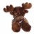 Aurora Plush Maxamoose Moose Mini Flopsie 8" Perspective: back