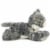 Aurora World 8" Mini Flopsie Plush Lily the Gray Tabby Perspective: back
