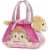 Fancy Pals Peek-A-Boo Monkey 7 Inch Pet Carrier Perspective: back