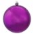 Northlight 12ct Purple Shatterproof Shiny Christmas Ball Ornaments 4 (100mm) Perspective: back