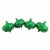 DAK 4ct Shiny Green Shatterproof Onion Drop Christmas Ornaments 5.75  (150mm) Perspective: back