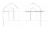 Panacea Gothic Folding Fence - Green Perspective: back