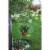 Panacea Straight Wrought Iron Hanging Plant Bracket Perspective: back