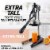 Zulay Kitchen Heavy Duty Citrus Juicer - Extra Tall Black Perspective: back