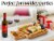Zulay Kitchen Bamboo Cheese Board and Knife Set Perspective: back
