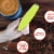 Zulay Kitchen MILK BOSS Milk Frother With Stand - Lime Green Perspective: back