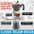 Zulay Kitchen Classic Stovetop Italian Style Espresso Maker 2020 Model - Dark Grey Perspective: back