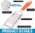 Zulay Kitchen Professional Stainless Steel Flat Handheld Cheese Grater - Orange Perspective: back