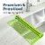 Zulay Kitchen Multipurpose Roll Up Sink Drying Rack - Green Large Perspective: back