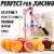 Zulay Kitchen Heavy Duty Citrus Juicer - Pink Perspective: back