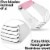 Zulay Kitchen Dough Blender and Pastry Cutter - Pink Perspective: back
