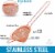 Zulay Kitchen Cone Shaped Cocktail Strainer - Rose Gold Perspective: back