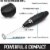 Zulay Kitchen Milk Boss Milk Frother - Double Grip (Batteries Included) - Black Perspective: back