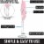 Zulay Kitchen Milk Boss Milk Frother With Holster Stand - Cotton Candy Perspective: back